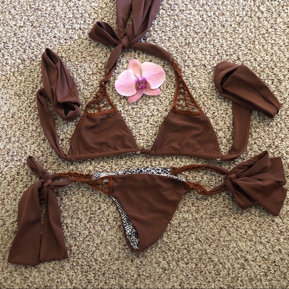 acacia swimwear Other - Acacia swimwear brown bikini set